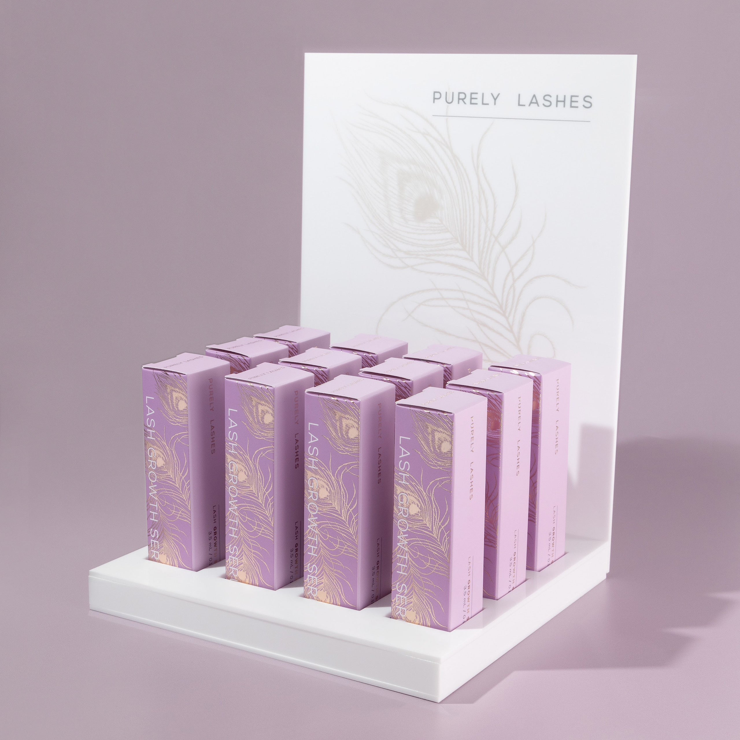 Purely Lashes Lash Growth Serum Opening Order Bundle RECIEVE A FREE PURELY LASHES STAND. BONUS VALUE $44