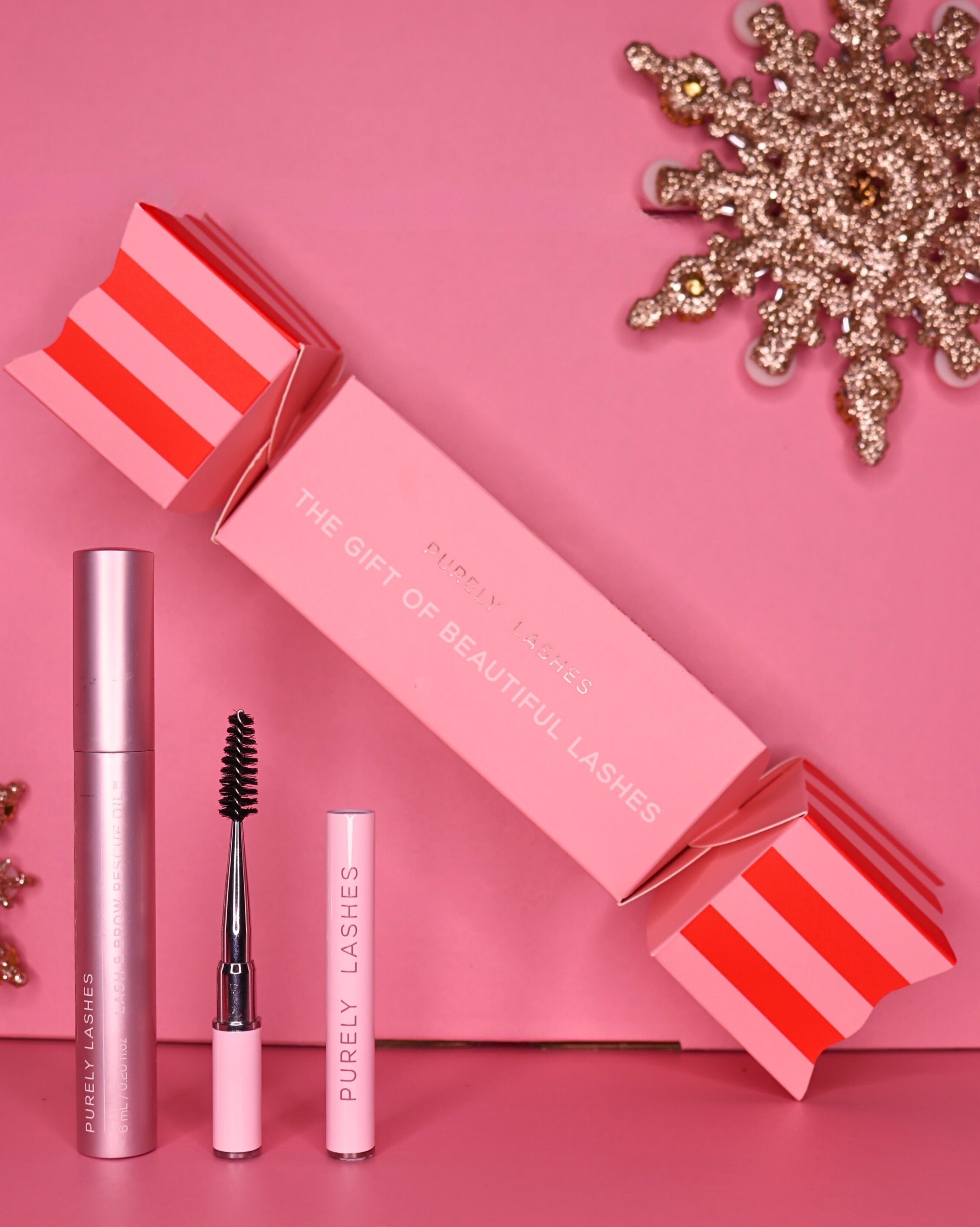 ✨Pre Order✨ 6 Christmas Bonbons 🎄 includes Lash & Brow Rescue Oil & Free Travel Lash Brush